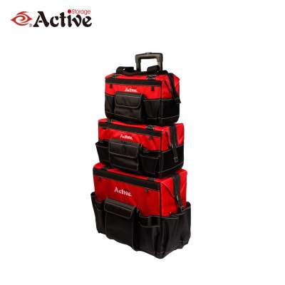 large-volumed tool bags set with trolley